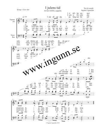 I julens tid - SATB